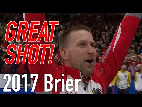 2017 Tim Hortons Brier - Brad Gushue - Last rock to win