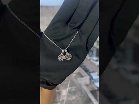 Brass silver pendants for men