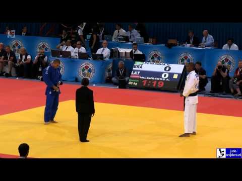 Judo 2011 World Championships Paris: Pessanha (BRA) - Milenbergs (LAT) [-90kg]