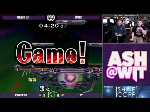 SC | Formuoli (Marth) vs SOC (Fox) - ASH@WIT #111 Melee Bracket