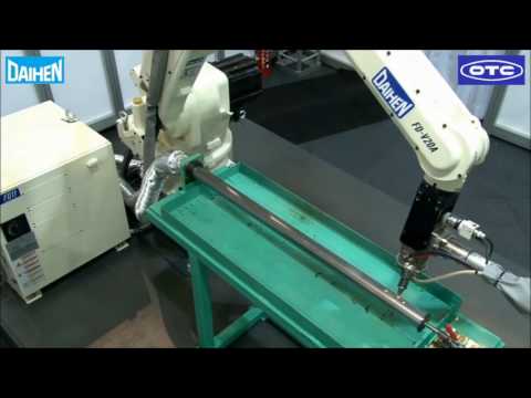 Laser cutting with a world class highly accurate robot High-Accuracy robot for small circle cutting, saddle shape 3 dime