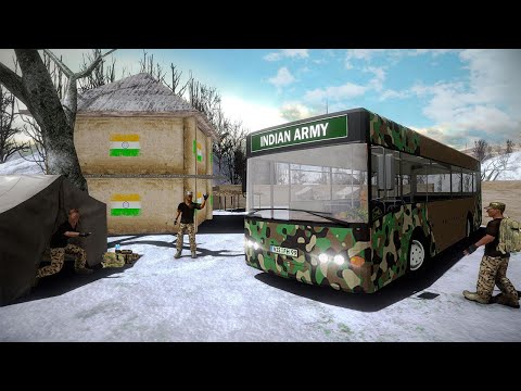 Indian Army Off-Road Bus Driver Driving Simulator 2019