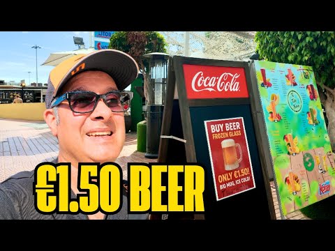 Tenerife €1.50 Beer 🍺 Found Costa Adeje to Playa Torviscas Walk!