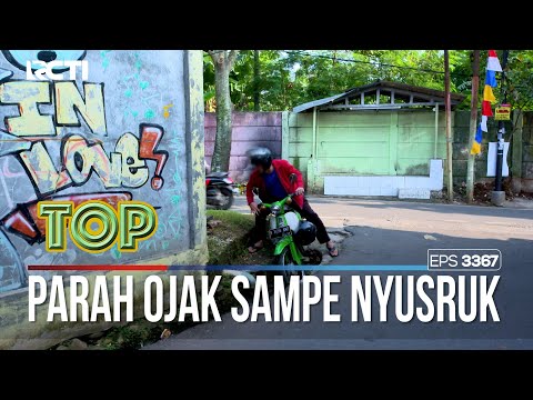 Ojak Sampe Nyusruk Ke Selokan Parah - TUKANG OJEK PENGKOLAN