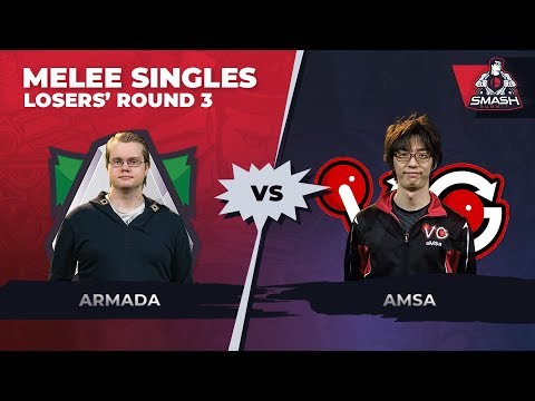 Armada vs aMSa - Melee Singles: Losers' Round 3 - Smash Summit 6