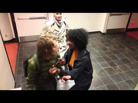 Watch: Black Woman Confronts White Man About His Dreadlocks