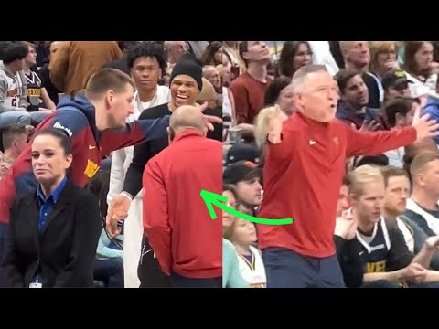 The way Nikola Jokic Imitates Michael Malone got everybody LAUGHING at Magic vs Nuggets game