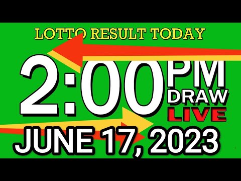 LIVE 2PM LOTTO RESULT JUNE 17, 2023 LOTTO RESULT WINNING NUMBER