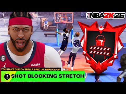 99 BLOCK + 92 3PT + 99 DUNK STRETCH BIG BUILD CAN DO EVERYTHING!! BEST CENTER BUILD IN NBA 2K26!!