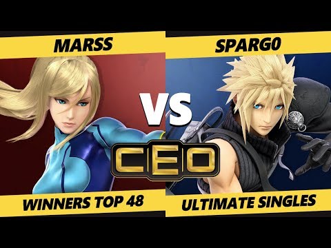 CEO 2019 SSBU - PG | Marss (ZSS) Vs. XTR | Spargo (Cloud) Smash Ultimate Tournament Top 48 Winners