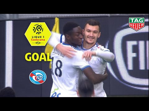 Goal Ludovic AJORQUE (11') / Girondins de Bordeaux - RC Strasbourg Alsace (0-1) (GdB-RCSA) / 2019-20