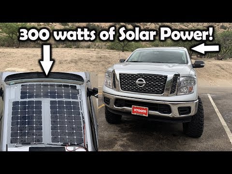 300 Watts of Solar Power installed on my Bug Out Vehicle!