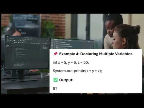 Master Java Variables Print Declare Multiple Variables Tutorial 6