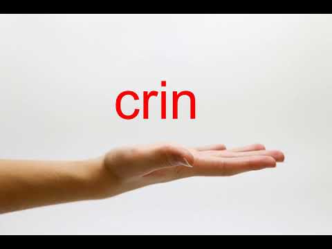How to Pronounce crin - American English