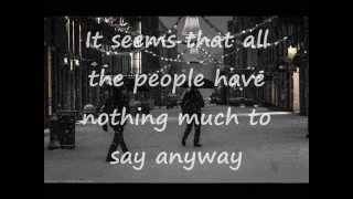 Blackfield - On The Plane (lyrics on screen)