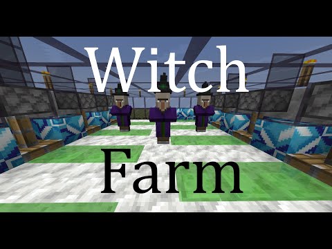 Gadappo - Minecraft 1.18 Witch Farm: Cheap, Max Efficiency  "Lifting Floor" Design
