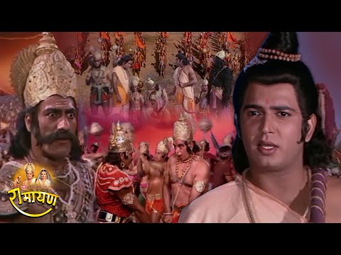 रामायण - EP 63 - रावण का कुम्भकरण वियोग । अतिकाय का लक्ष्मण को ललकारना । नरान्तक देवान्तक मृत्यु ।