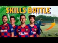 SKILLS BATTLE: BUSQUETS, ALBA, RIQUI PUIG & SERGI ROBERTO vs FANS