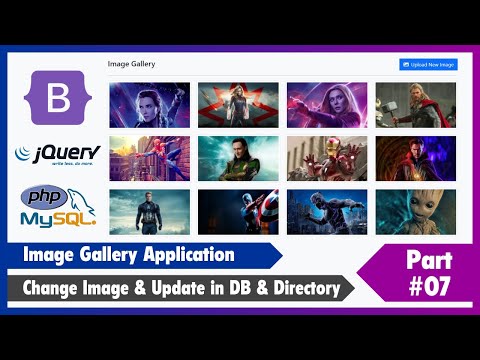 01 Image Gallery Application Using Bootstrap 5 jQuery PHP MySQL