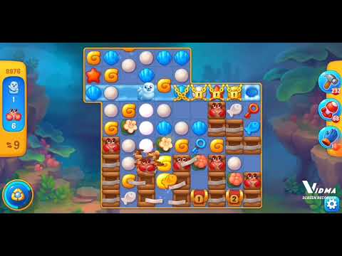 Fishdom. 8976 level no boosters and diamonds. 16 moves