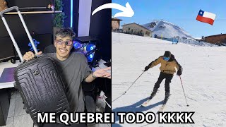 UM GAMER só que EM OUTRO PAÍS KKKK FUI ESQUIAR