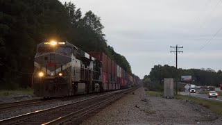 MONONGAHELA HERITAGE UNIT Leads Extra Intermodal I77 through Sutherland, VA | 09.07.25