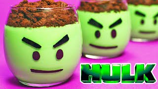 HULK PUDDING CUPS - NERDY NUMMIES