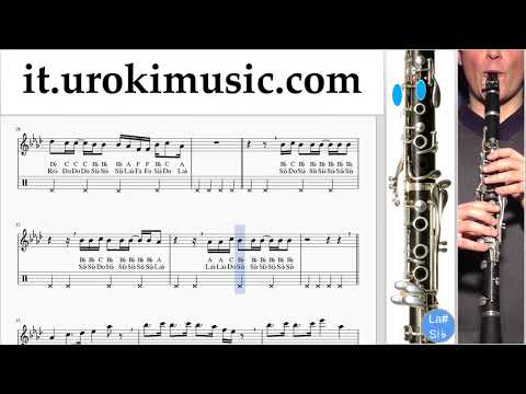 Lezioni di Clarinetto Selena Gomez - Back To You Tutorial Spartito um-ih276