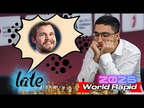 late!!! Magnus Vs Armenian GM Shant Sargsyan || World Rapid Championships 2025