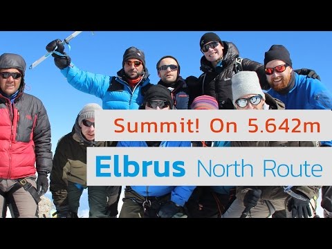 Die Gipfelnacht! Toby und Nicolas auf dem Elbrus-Westgipfel: 5.642m