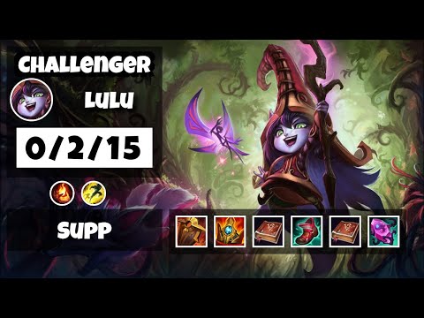 Lulu Challenger Gameplay S11 Replay 11.12 Support (0/2/15) - BR