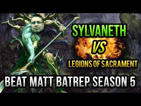 Sylvaneth vs Legions of Sacrament Age of Sigmar Battle Report - Beat Matt Batrep S05E68