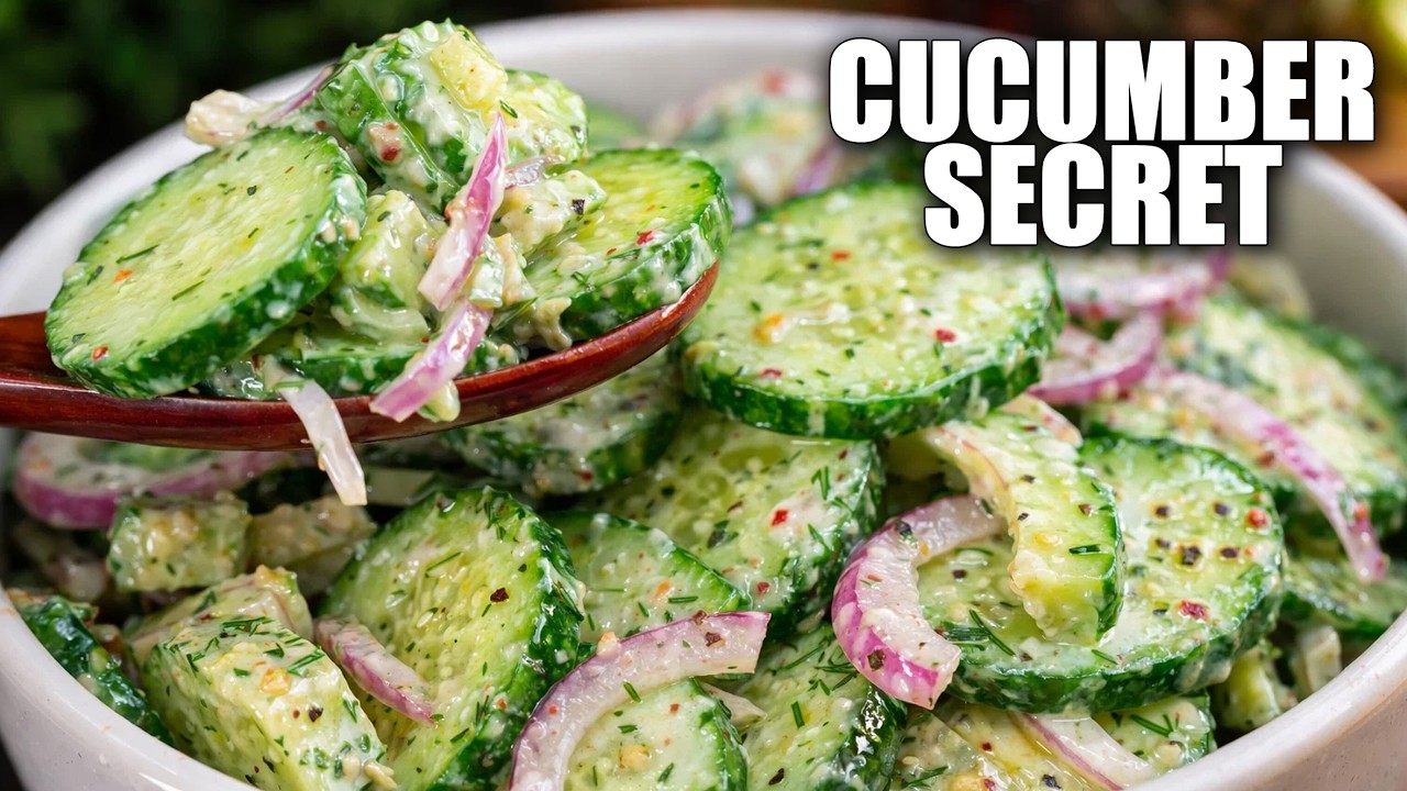cucumber salad — video recipe