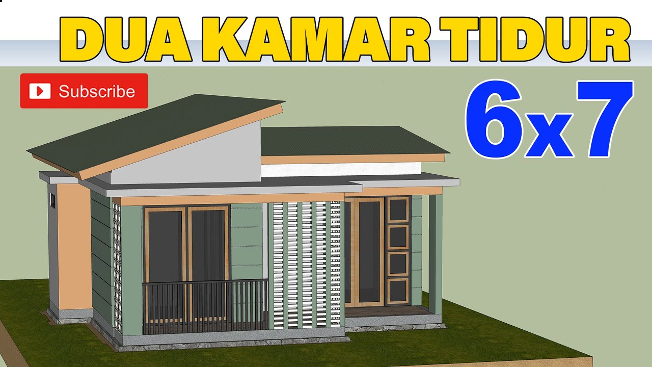 Desain rumah minimalis 6x7