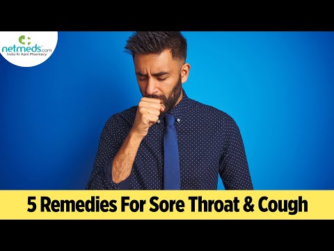 5 Remedies For Sore Throat & Cough #Shorts