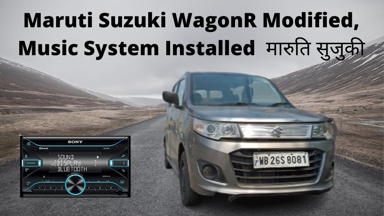 Maruti Suzuki Stingray WagonR Modified, Music System Installed | मारुति सुजुकी | Sharing the journey