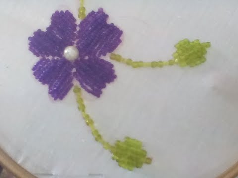 Beads Work/Beautiful Flower Design