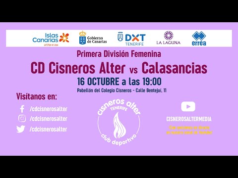 2021-10-16 PRIMERA DIVISION FEM: Cisneros Alter Voleibol - Ciudad de La Coruña Calasancias