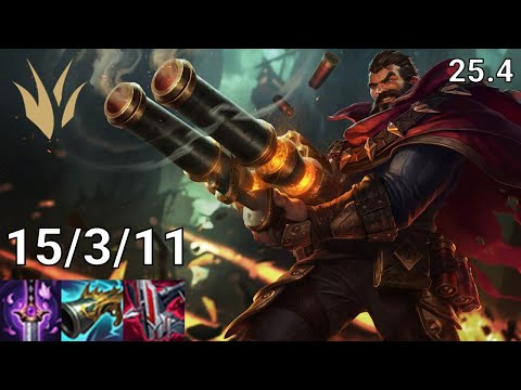 Graves Jungle vs Karthus - EUW Master | Patch 25.4