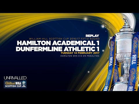 Hamilton Academical 1-1 Dunfermline Athletic | William Hill Scottish Cup 2016-17 Fifth Round Replay
