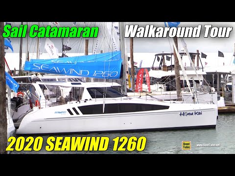 2020 Seawind 1260 Sail Catamaran - Walkaround Tour - 2020 Miami Boat Show
