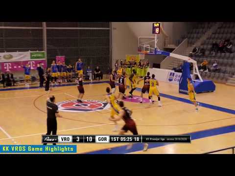 6.kolo HTPL - KK Vrijednosnice Osijek vs. KK Gorica - VROS Game Highlights