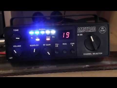 Amstrad CB 901 CB Radio fully restored BLUE/White LEDS
