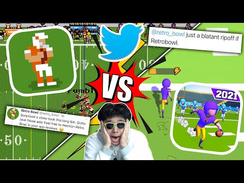 Retro Bowl Has.......BEEF WITH ANOTHER GAME?! Touchdown Glory 2021 Gameplay!