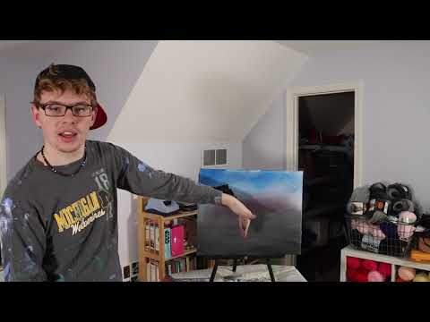 Colorblind Man Tries to Paint With Bob Ross but every time I say Bob it speeds up by 10%