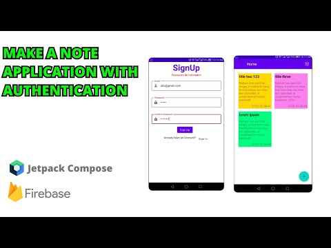 Build Note App with Firebase Auth + Firestore & Jetpack Compose + MVVM architecture