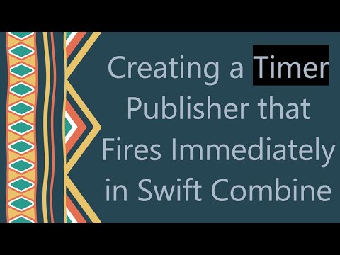 Creating a Timer Publisher that Fires Immediately in Swift Combine