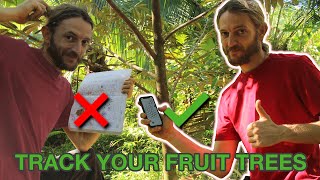 Fruit Forest MAP with the FruitForest APP - Orchard Management in our Syntropic Agroforestry System