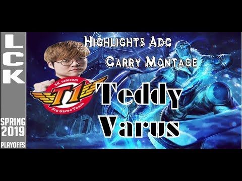 SKT.Teddy Varus - Highlights ADC Carry Montage - IN PLAYOFF LCK Spring 2019 [SKT Vs KZ)