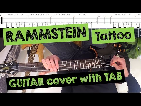 ? RAMMSTEIN - Tattoo (FPV/POV GUITAR COVER with TAB)